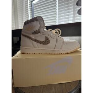 Nike Air Jordan 1 High OG SE Cream Tweed Sneakers Men’s 10.5 New In Box
